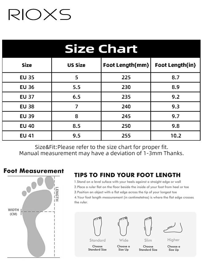 ريوكس حذاء رياضي نسائي سميك، حذاء بشبكة قابلة للتنفس ونعل سميك، حذاء رياضي خفيف الوزن ومضاد للانزلاق مع رباط، حذاء رياضي مريح للركض والمشي، ملابس شبابية وملابس يومية، أسود - Image 3